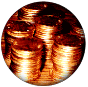 collection of gold coins