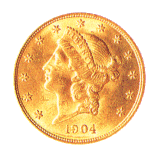 Liberty Double Eagle Gold Coin